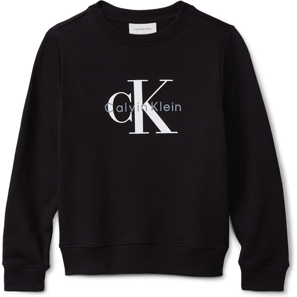 Calvin Klein Jeans Mikina dymovo modrá / čierna / biela 65906918