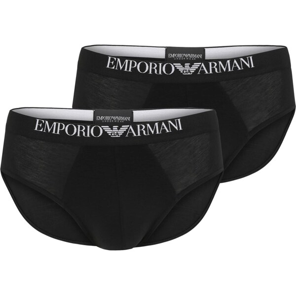 Emporio Armani Nohavičky čierna / biela 65906995