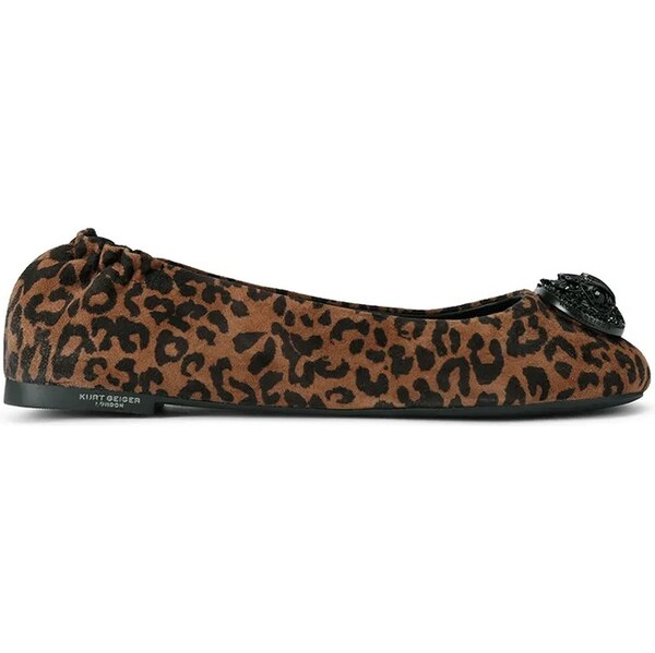 Semišové baleríny Kurt Geiger London Chelsea Ballerina 65902933
