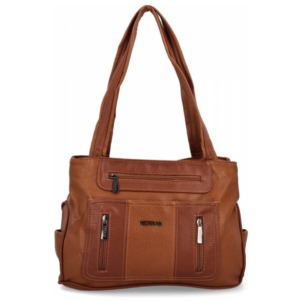 Dámská kabelka shopper bag Hernan ryšavá 3892-1 59091848