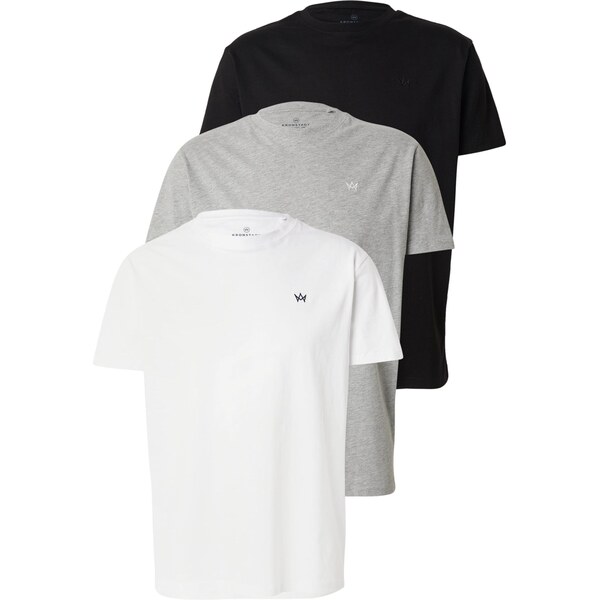 Kronstadt Tričko Erwin sivá / čierna / biela 66027015