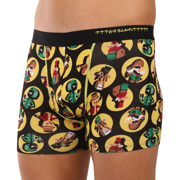 Pánske boxerky 69SLAM Gilbert fit bamboo SPOTLIGHT (MPBSHO-BB) 65911423