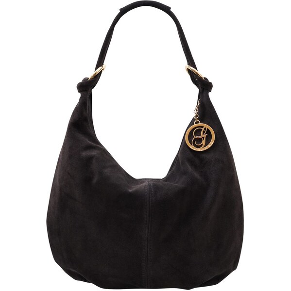 Glamorous by GLAM Dámská semišová kabelka černá 65908475