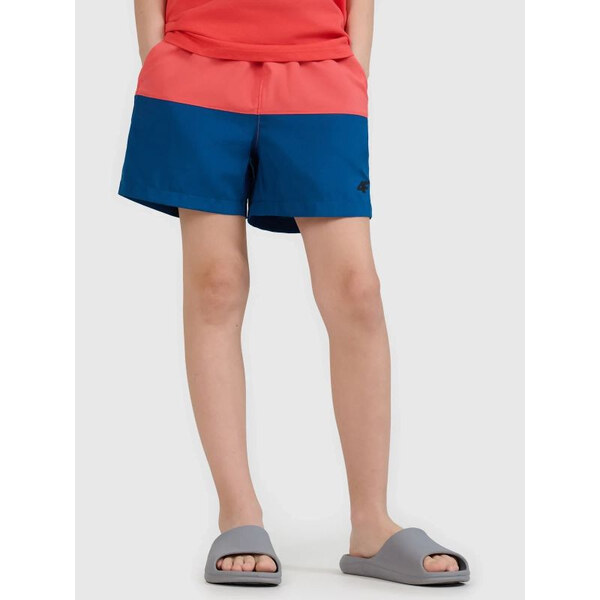 Chlapčenské plážové šortky boardshorts 4F 4FJWSS25UBDSM116-63S 65910951