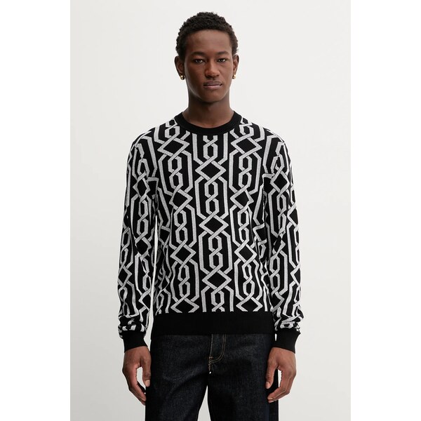 Sveter s prímesou vlny HUGO Souvawn 65902938