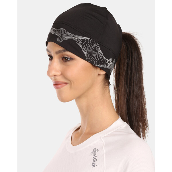 Unisex bežecká čiapka Kilpi TAIL-U čierna 65854078