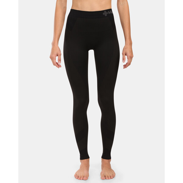 Dámske bezšvové termo nohavice Kilpi OLINE-W čierna 65914537