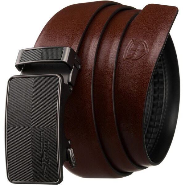 Elegantný hnedý kožený opasok Peterson 65927124