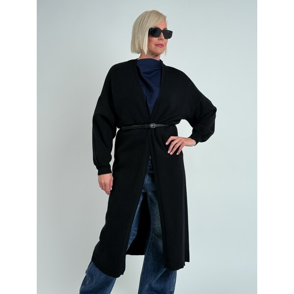 MEGG Čierny sveterový kardigan CANTE 65914681