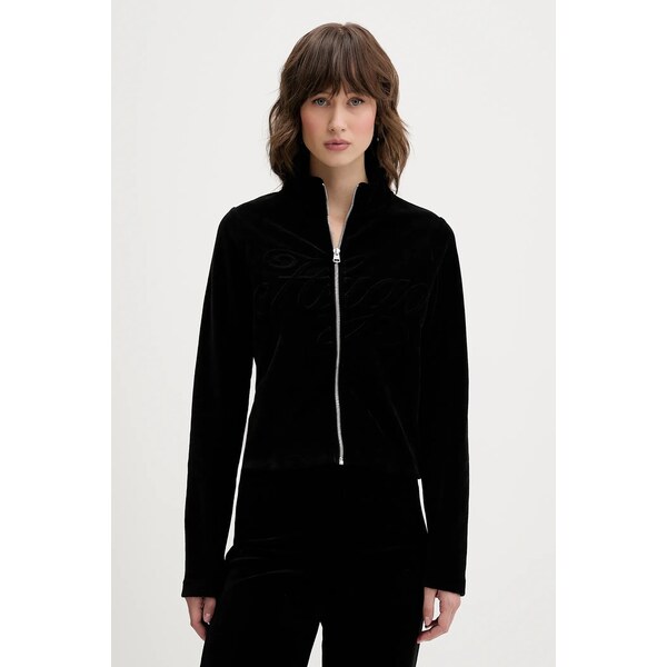 Velúrová mikina Hugo Blue Dessie_B 65920512