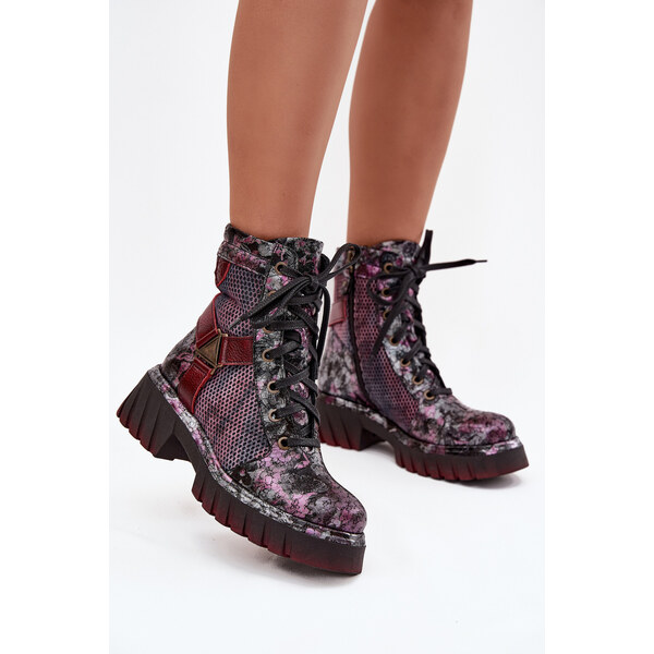 Kožené členkové topánky Maciejka 66473051