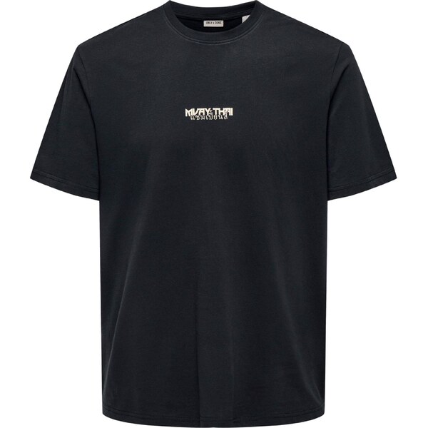 Only & Sons Tričko ONSFLOYD sivobéžová / čierna 65365825