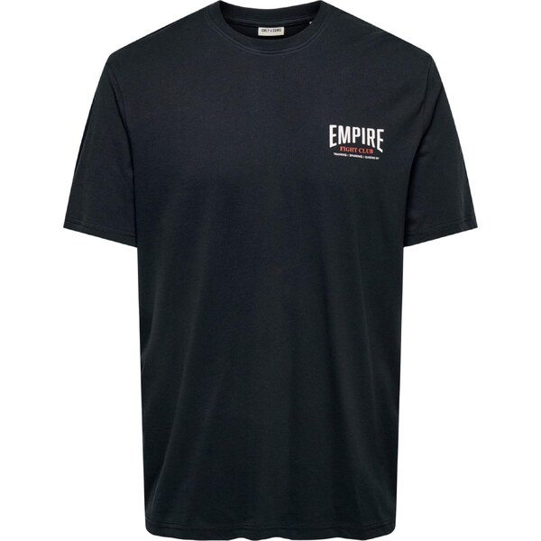 Only & Sons Tričko ONSFLOYD oranžová / čierna / biela 65365835