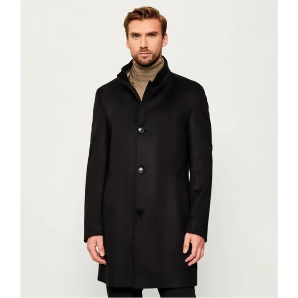 BOSS BLACK Vlnený kabát H-Hyde-SU-254 | s prímesou kašmíru 65915554