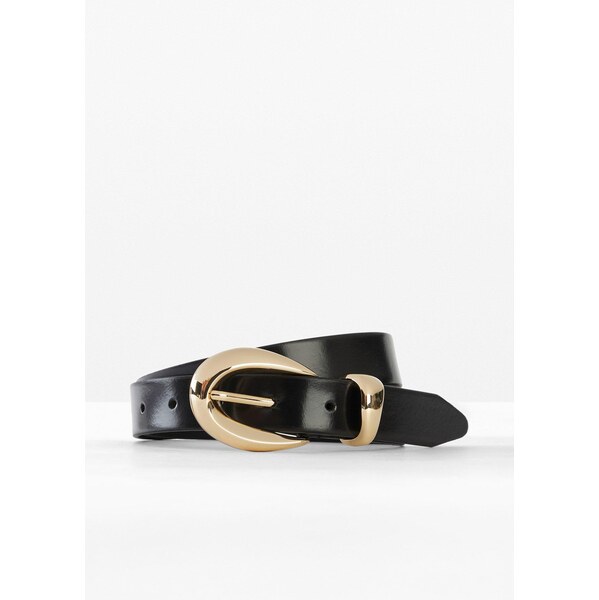 bonprix Kožený opasok, farba čierna 65915974
