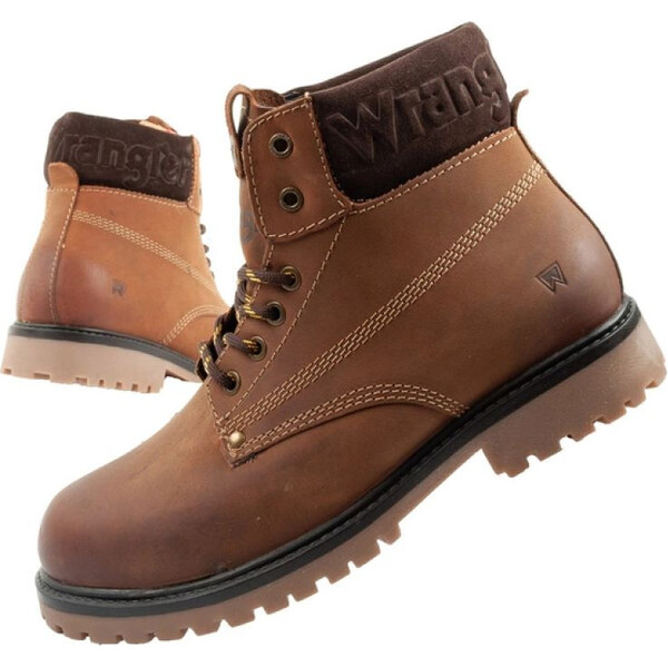 Wrangler Arch pánske sobolie topánky elegantné prírodná koža hnedá 65916451