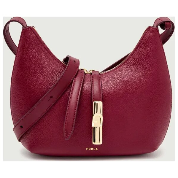 Furla Kožená kabelka na rameno FURLA GOCCIA S 65915630