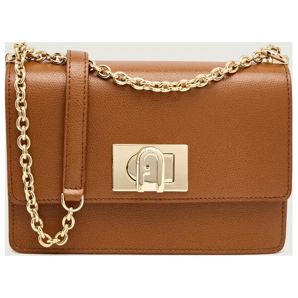 Furla Kožená kabelka na rameno Furla 1927 MINI 65911319