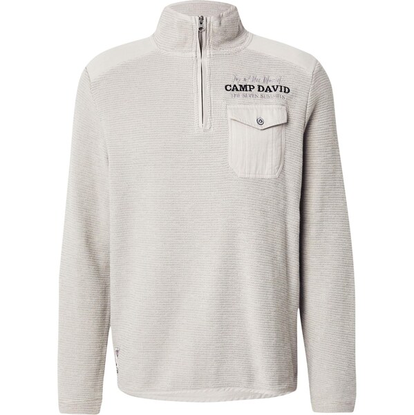 CAMP DAVID Sveter svetlosivá / čierna 65922795