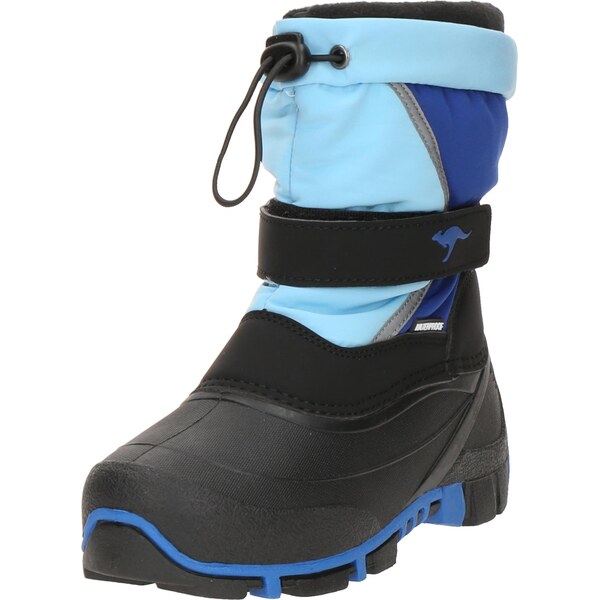 KangaROOS Snehule Bean modrá / svetlomodrá / čierna 65922849