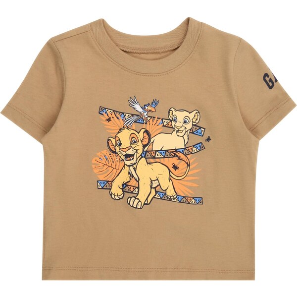 GAP Tričko béžová / modrá / hnedá / oranžová 65922996