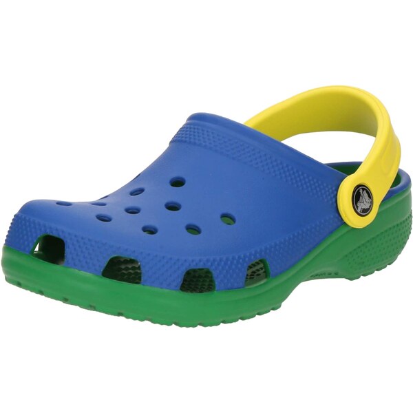 Crocs Otvorená obuv Classic modrá / žltá / zelená 65923065