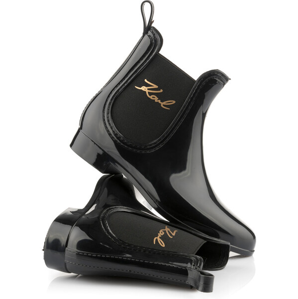 GUMÁKY KARL LAGERFELD KALOSH II KARL SIGNIA ANKLE BT 65920456