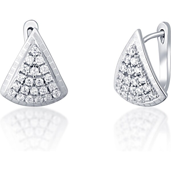 JVD Fashion strieborné náušnice so zirkónmi SVLE0361XI3BI00 66591137