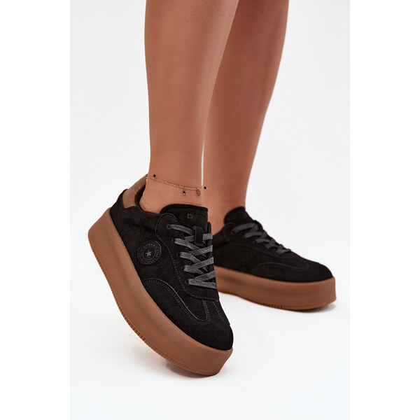 Big Star Shoes Sneakersy Damskie Na Platformie Big Star SS274761 66664015