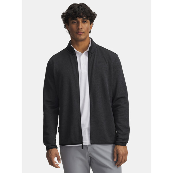 Mens Under Armour UA Drive Sweaterfleece FZ-BLK Jacket - Mens 65986557