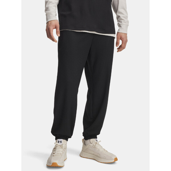 Mens Under Armour UA Rival Waffle Jogger-BLK Sweatpants - Mens 65986595