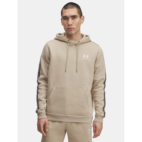 Mens Under Armour UA Icon Fleece HD Taping-BRN - Mens Sweatshirt 65986605