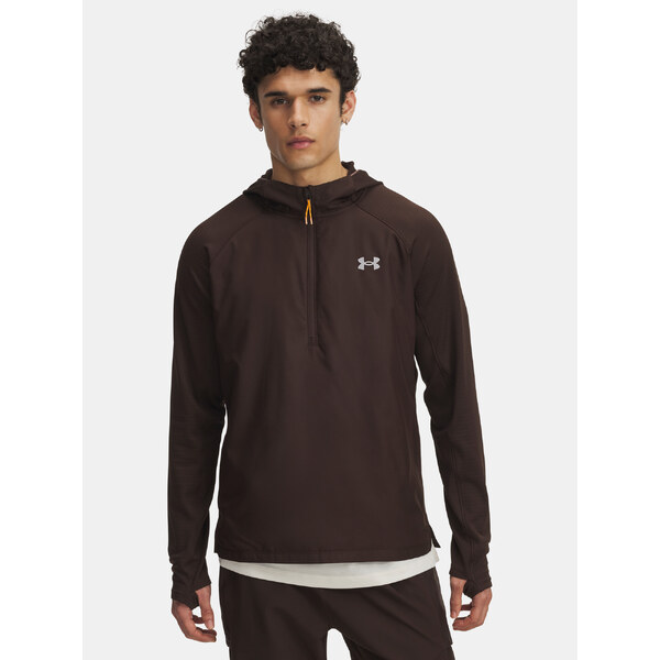 Mens Under Armour UA TRAIL RUN HOODIE-BRN - Mens 65986599
