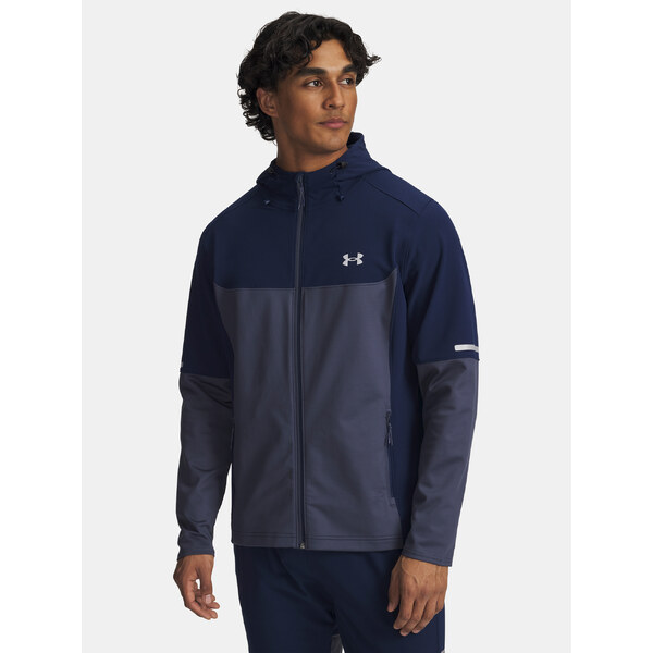 Mens Under Armour Utility Woven Winterized FZ-BLU Jacket - Mens 65986644