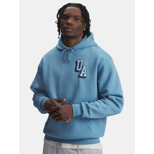 Mens Under Armour UA Icon Flc Graphic Top-BLU - Mens Sweatshirt 65992011