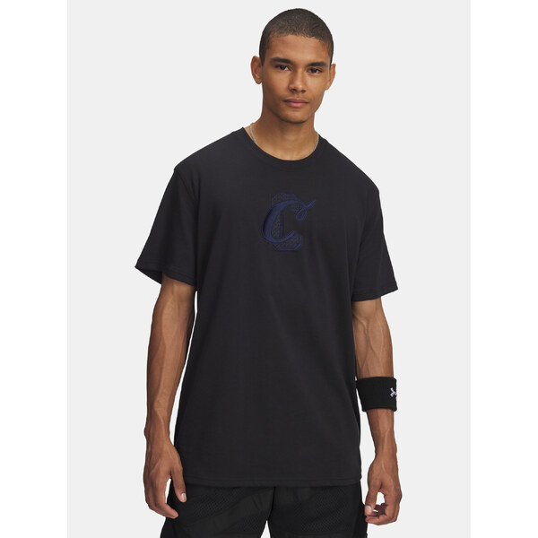 Mens Under Armour Curry Verbiage Tee 1-BLK T-Shirt - Mens 65986645