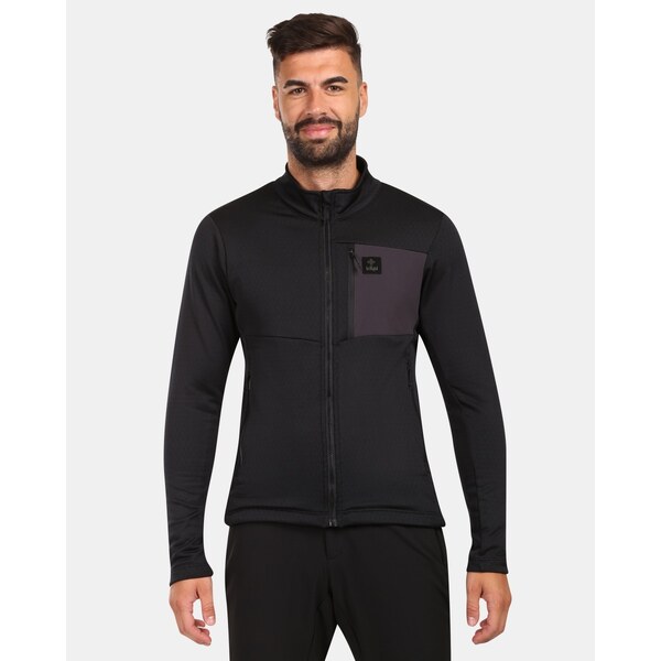 Pánska fleecová mikina Kilpi ERIN-M čierna 65801411