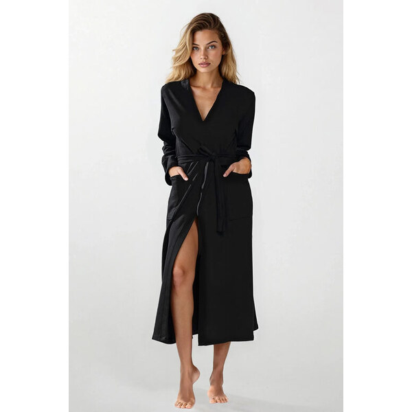 DKaren Bavlnený župan Melissa čierny 33540519