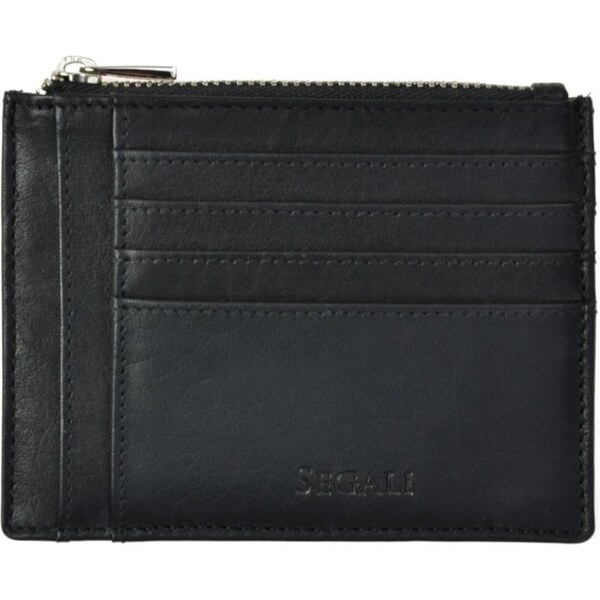 SEGALI Pánska kožená dokladovka SG-27486A čierna 65932903