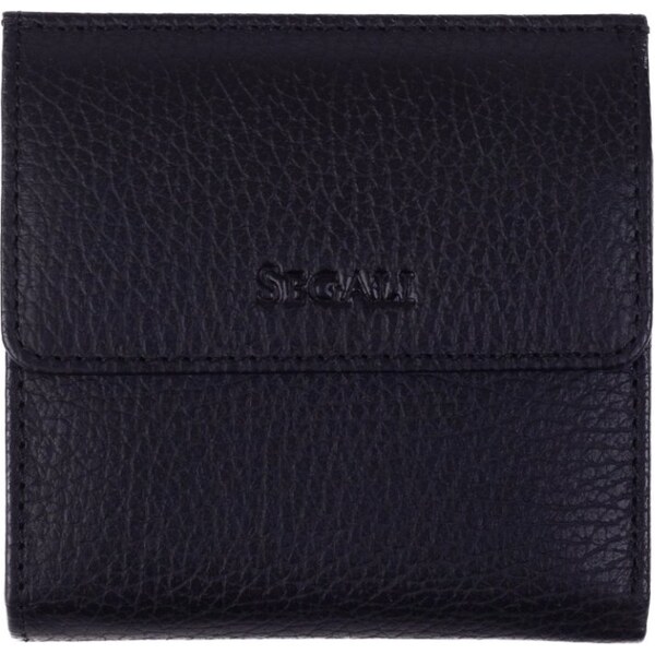 SEGALI Dámska kožená peňaženka 261337 čierna 65932908