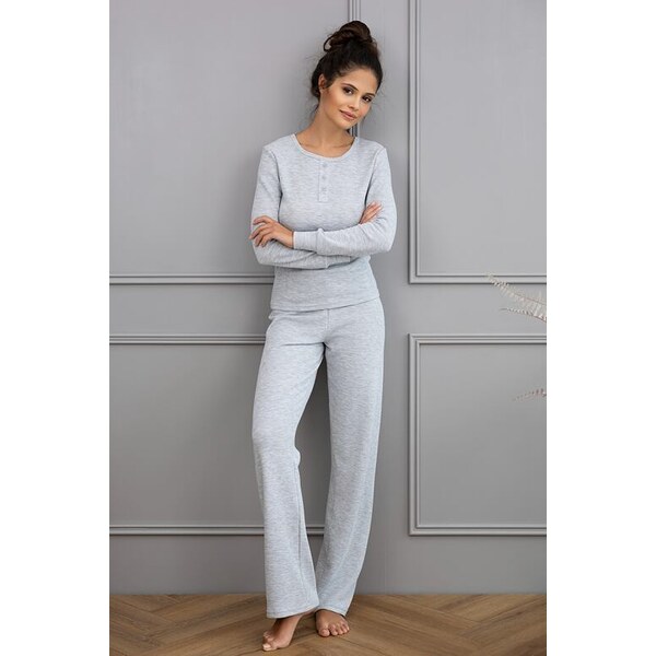 Sensis Bavlnené pyžamo Jade svetlosivé 66060728