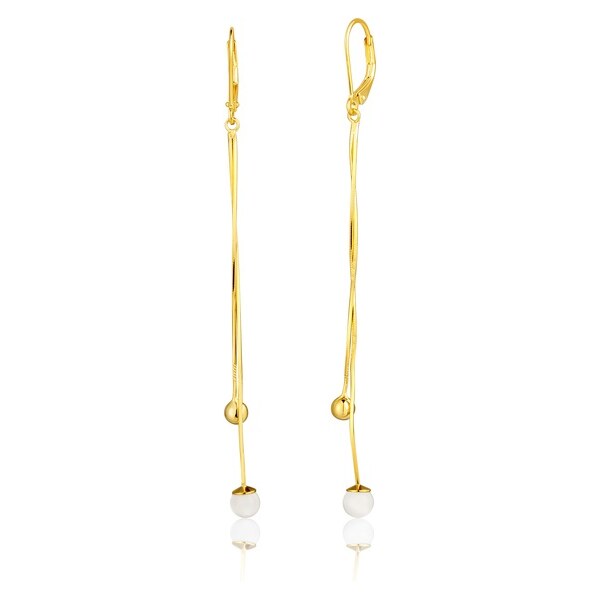 JVD Dlhé pozlátené visiace náušnice SVLE1913XE9GO00 66587470