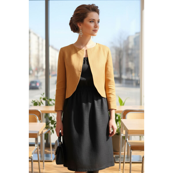 Lotika České autorské bolerko zo 100% lanu Premium quality 35577075