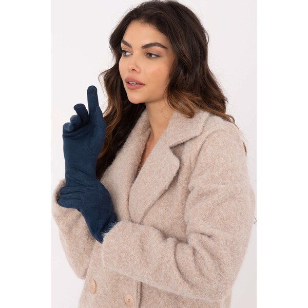 MladaModa Elegantné teplé dotykové rukavice s gombíkom model 90355 65954350