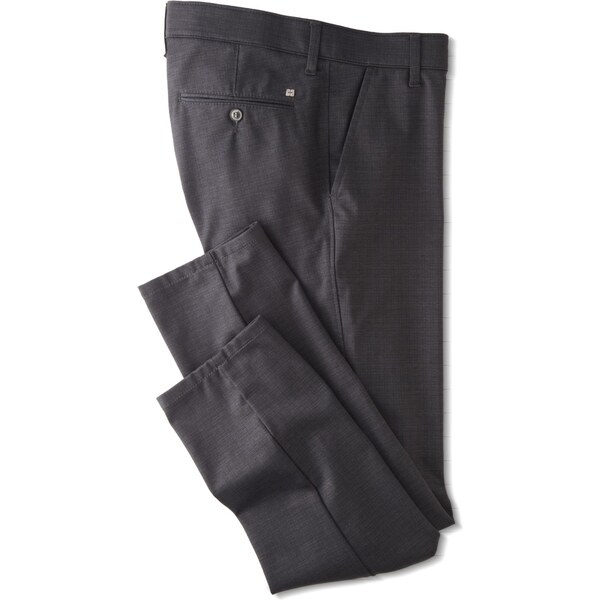 Pánske čierne Flex jersey nohavice CLUB OF COMFORT zoštíhlený strih 65954417