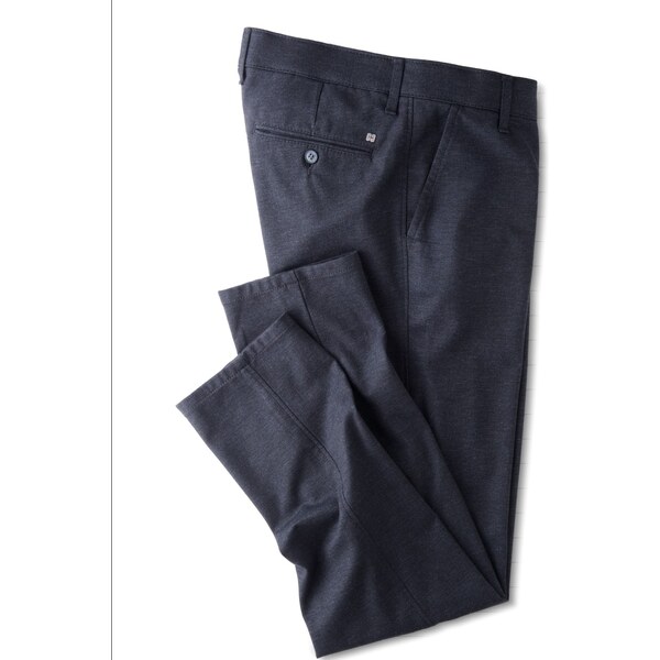 Pánske modré Flex Jersey nohavice s vlneným vzhľadom CLUB OF COMFORT 65954419