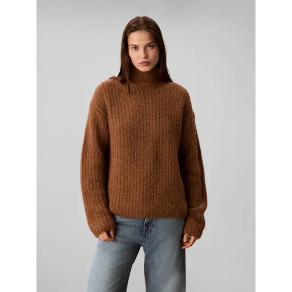 Calvin Klein Jeans Rolák | Relaxed fit | s prímesou vlny 65954872