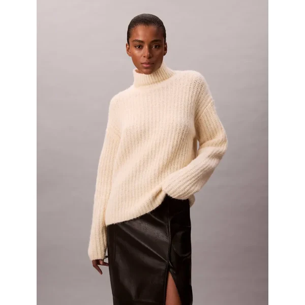 Calvin Klein Jeans Rolák | Relaxed fit | s prímesou vlny 65954873