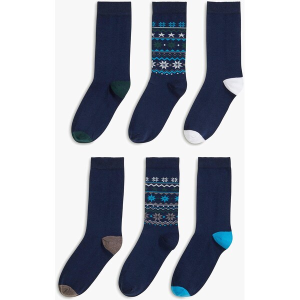 bonprix Ponožky s bio bavlnou (6 ks v balení), farba biela 59720370