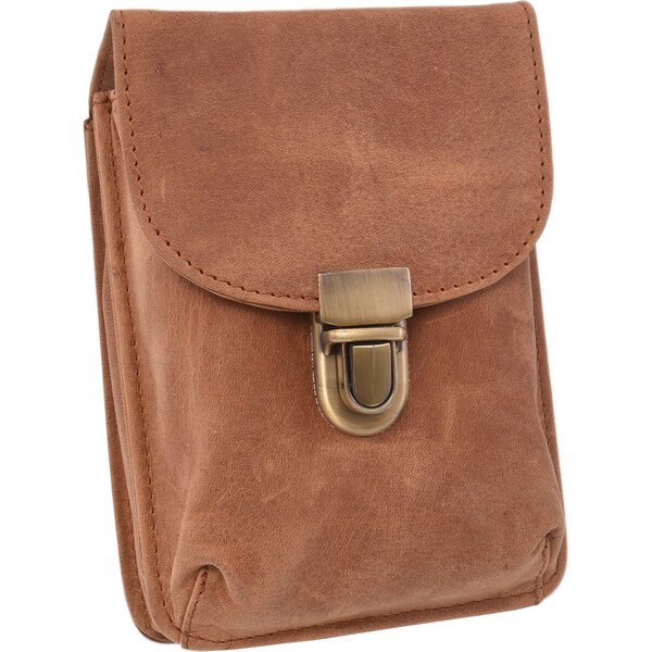 Mercucio Kožené puzdro na opasok svetlý tan 250114 65387101